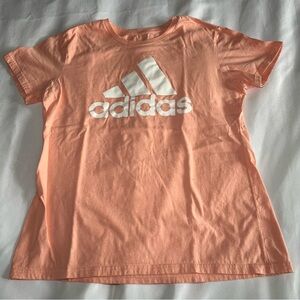 Adidas Peach Amplifier Tee Short Sleeve Athletic Shirt Womens Large